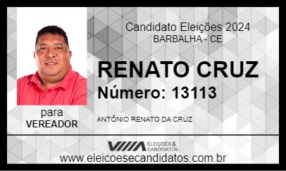 Candidato RENATO CRUZ 2024 - BARBALHA - Eleições