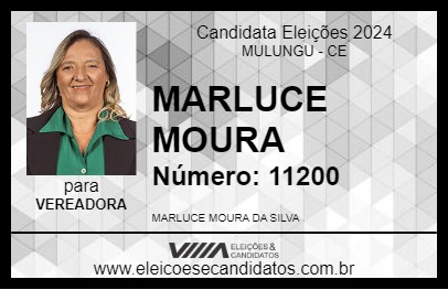 Candidato MARLUCE MOURA 2024 - MULUNGU - Eleições