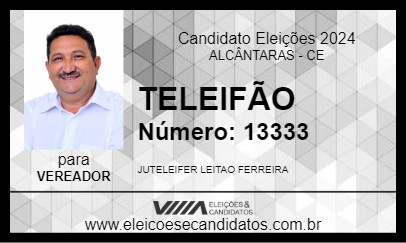 Candidato TELEIFÃO 2024 - ALCÂNTARAS - Eleições