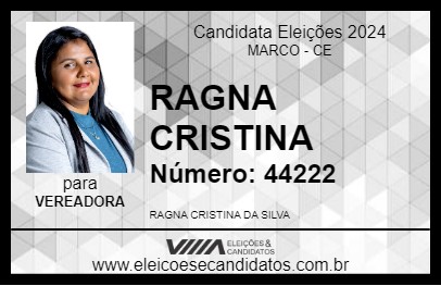 Candidato RAGNA CRISTINA 2024 - MARCO - Eleições