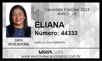 Candidato ELIANA 2024 - MARCO - Eleições