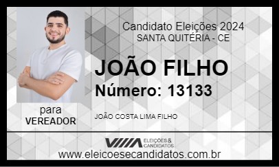 Candidato JOÃO FILHO 2024 - SANTA QUITÉRIA - Eleições