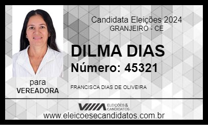 Candidato DILMA DIAS 2024 - GRANJEIRO - Eleições