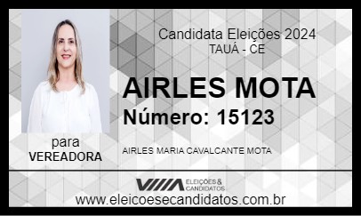 Candidato AIRLES MOTA 2024 - TAUÁ - Eleições