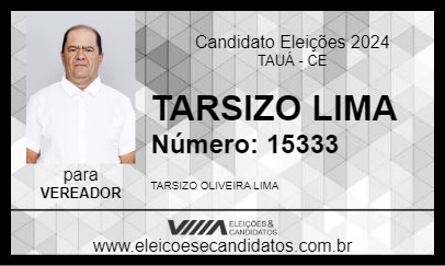 Candidato TARSIZO LIMA 2024 - TAUÁ - Eleições