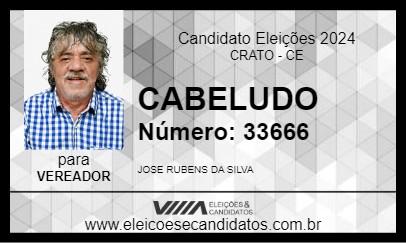 Candidato CABELUDO 2024 - CRATO - Eleições