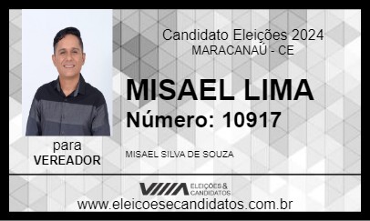 Candidato MISAEL LIMA 2024 - MARACANAÚ - Eleições