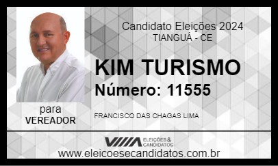 Candidato KIM TURISMO 2024 - TIANGUÁ - Eleições