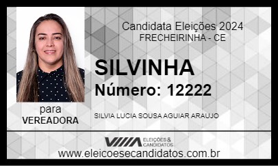 Candidato SILVINHA 2024 - FRECHEIRINHA - Eleições