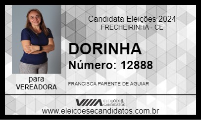 Candidato DORINHA 2024 - FRECHEIRINHA - Eleições