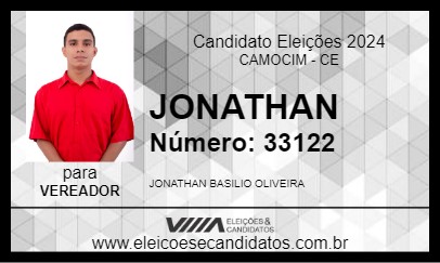 Candidato JONATHAN 2024 - CAMOCIM - Eleições