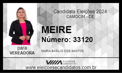 Candidato MEIRE 2024 - CAMOCIM - Eleições