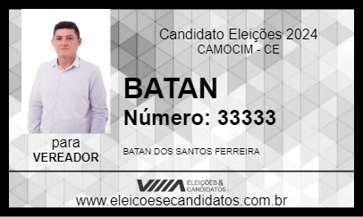 Candidato BATAN 2024 - CAMOCIM - Eleições