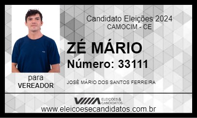 Candidato ZÉ MÁRIO 2024 - CAMOCIM - Eleições