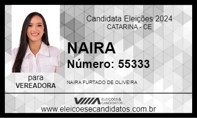 Candidato NAIRA 2024 - CATARINA - Eleições