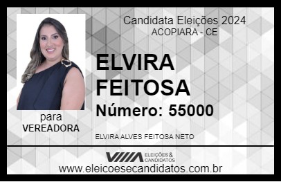 Candidato ELVIRA FEITOSA 2024 - ACOPIARA - Eleições