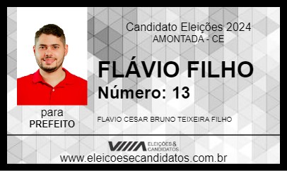 Candidato FLÁVIO FILHO 2024 - AMONTADA - Eleições