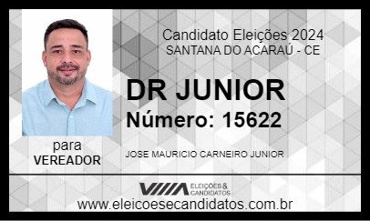 Candidato DR JUNIOR 2024 - SANTANA DO ACARAÚ - Eleições