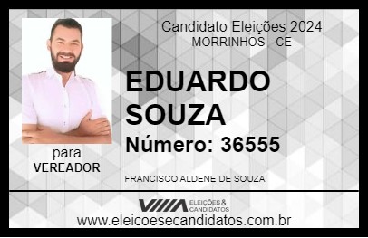 Candidato EDUARDO SOUZA 2024 - MORRINHOS - Eleições