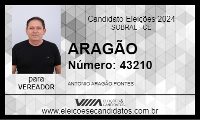 Candidato ARAGÃO 2024 - SOBRAL - Eleições