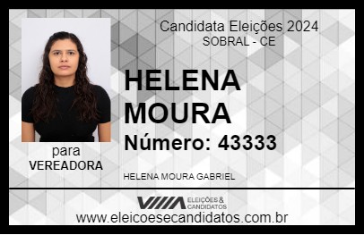 Candidato HELENA MOURA 2024 - SOBRAL - Eleições