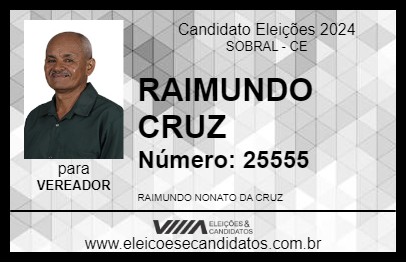 Candidato RAIMUNDO CRUZ 2024 - SOBRAL - Eleições