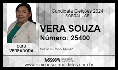 Candidato VERA SOUZA 2024 - SOBRAL - Eleições