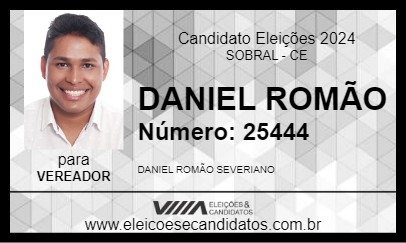 Candidato DANIEL ROMÃO 2024 - SOBRAL - Eleições