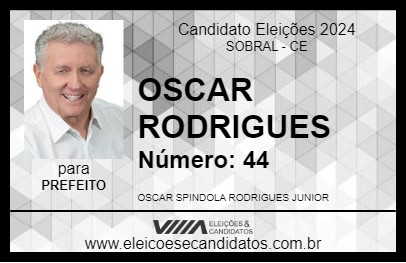 Candidato OSCAR RODRIGUES 2024 - SOBRAL - Eleições