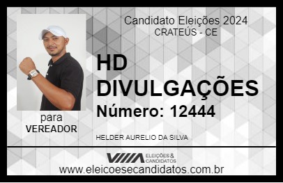 Candidato HD DIVULGAÇÕES 2024 - CRATEÚS - Eleições