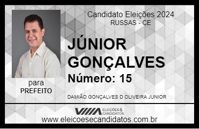 Candidato JÚNIOR GONÇALVES 2024 - RUSSAS - Eleições