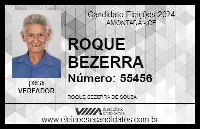 Candidato ROQUE BEZERRA 2024 - AMONTADA - Eleições