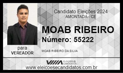 Candidato MOAB RIBEIRO 2024 - AMONTADA - Eleições