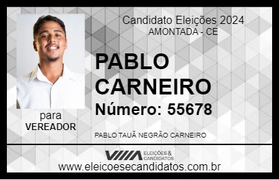 Candidato PABLO CARNEIRO 2024 - AMONTADA - Eleições