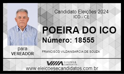 Candidato POEIRA DO ICO 2024 - ICÓ - Eleições