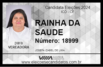 Candidato RAINHA DA SAUDE 2024 - ICÓ - Eleições