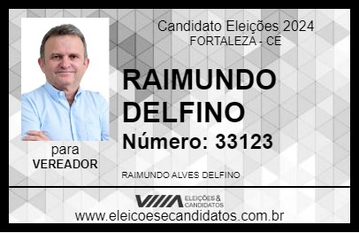 Candidato RAIMUNDO DELFINO 2024 - FORTALEZA - Eleições