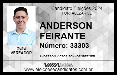 Candidato ANDERSON FEIRANTE 2024 - FORTALEZA - Eleições