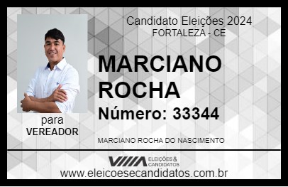 Candidato MARCIANO ROCHA 2024 - FORTALEZA - Eleições