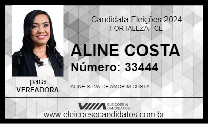 Candidato ALINE COSTA 2024 - FORTALEZA - Eleições