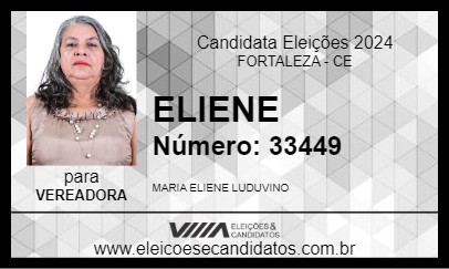 Candidato ELIENE 2024 - FORTALEZA - Eleições