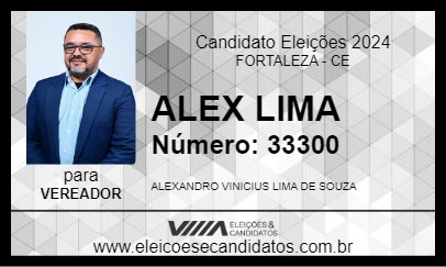 Candidato ALEX LIMA 2024 - FORTALEZA - Eleições