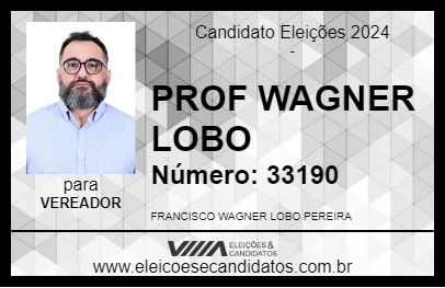 Candidato PROF WAGNER LOBO 2024 - FORTALEZA - Eleições