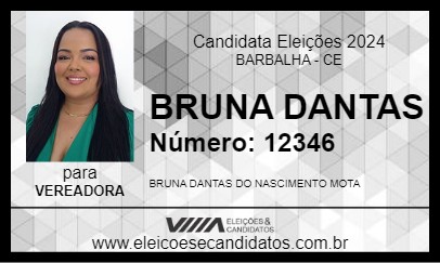 Candidato BRUNA DANTAS 2024 - BARBALHA - Eleições