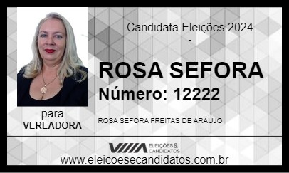 Candidato ROSA SEFORA 2024 - BARBALHA - Eleições