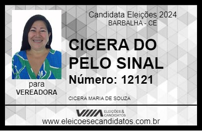 Candidato CICERA DO PELO SINAL 2024 - BARBALHA - Eleições