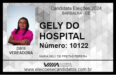 Candidato GELY DO HOSPITAL 2024 - BARBALHA - Eleições