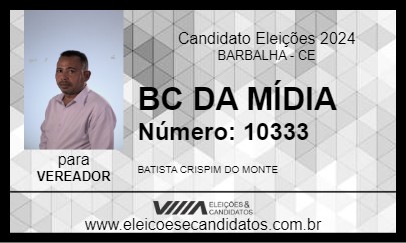 Candidato BC DA MÍDIA 2024 - BARBALHA - Eleições