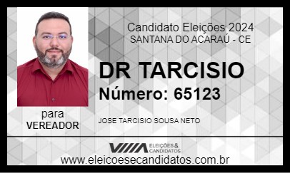 Candidato DR TARCISIO 2024 - SANTANA DO ACARAÚ - Eleições