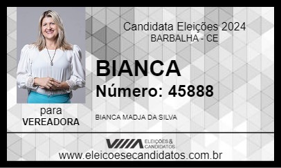 Candidato BIANCA 2024 - BARBALHA - Eleições